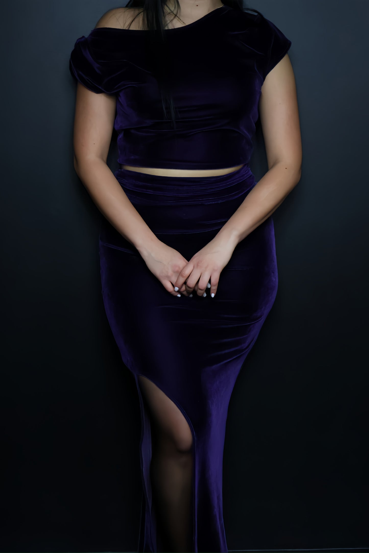 Violet maxi skirt