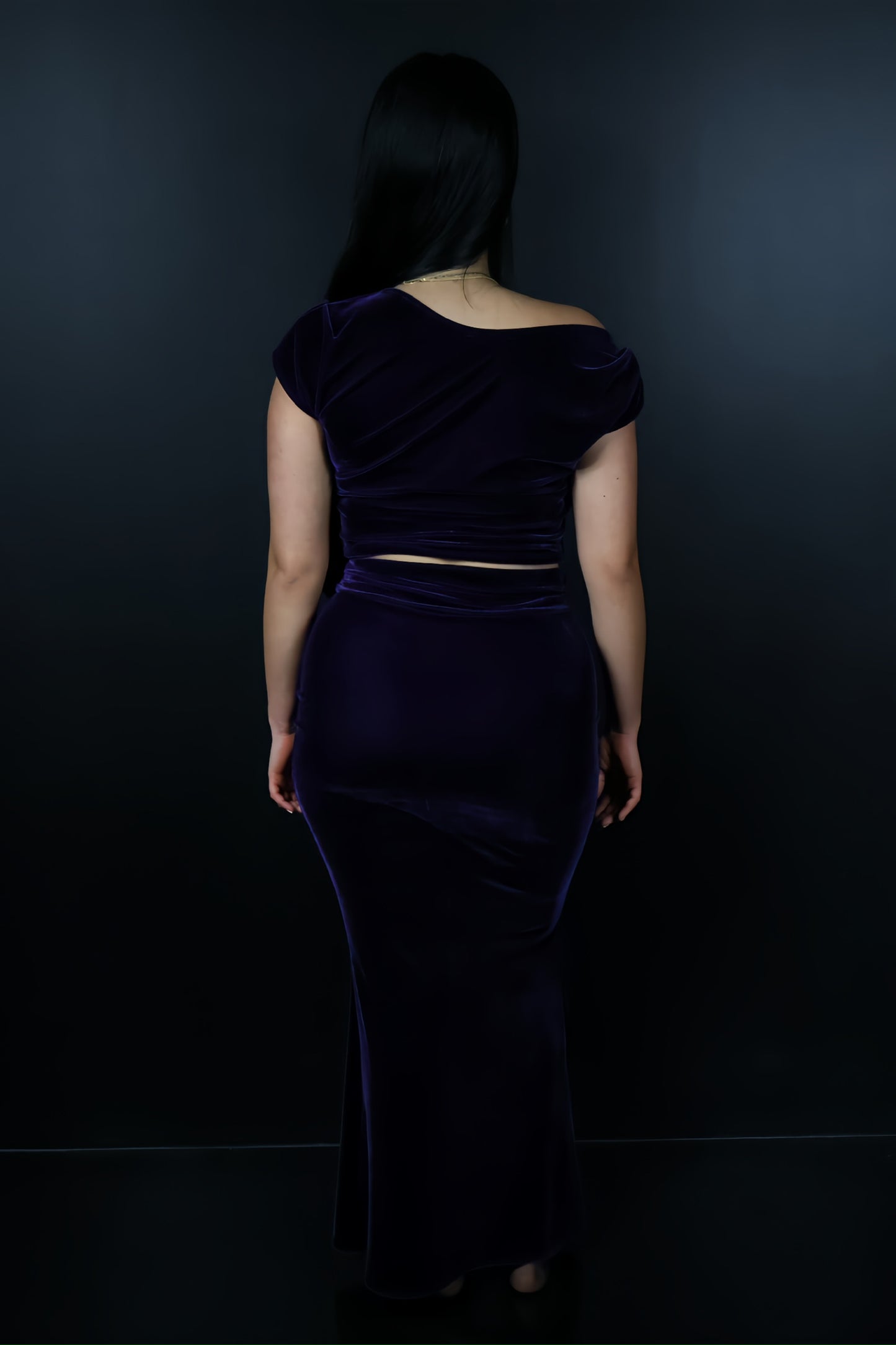 Violet maxi skirt