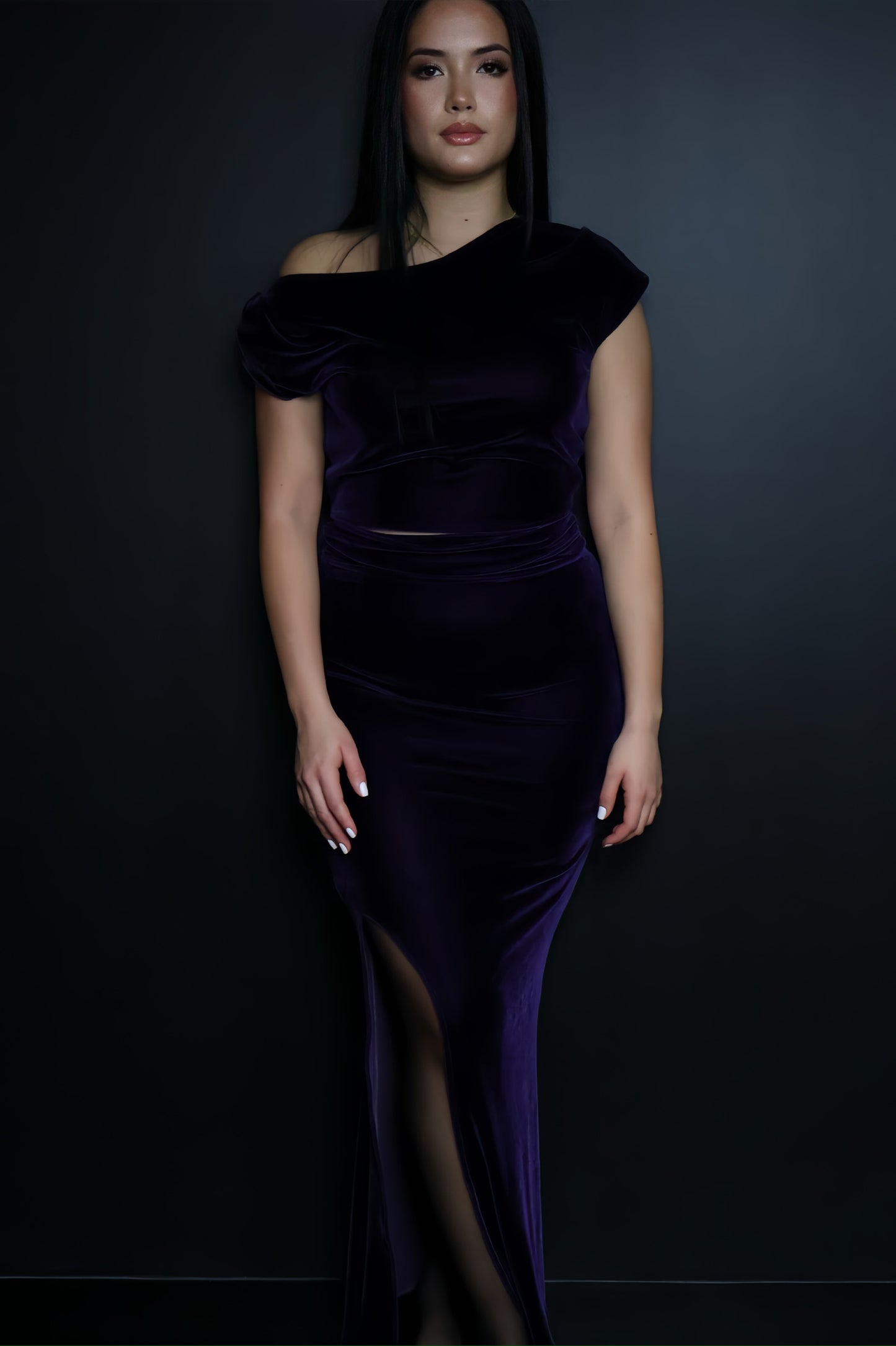 Violet maxi skirt