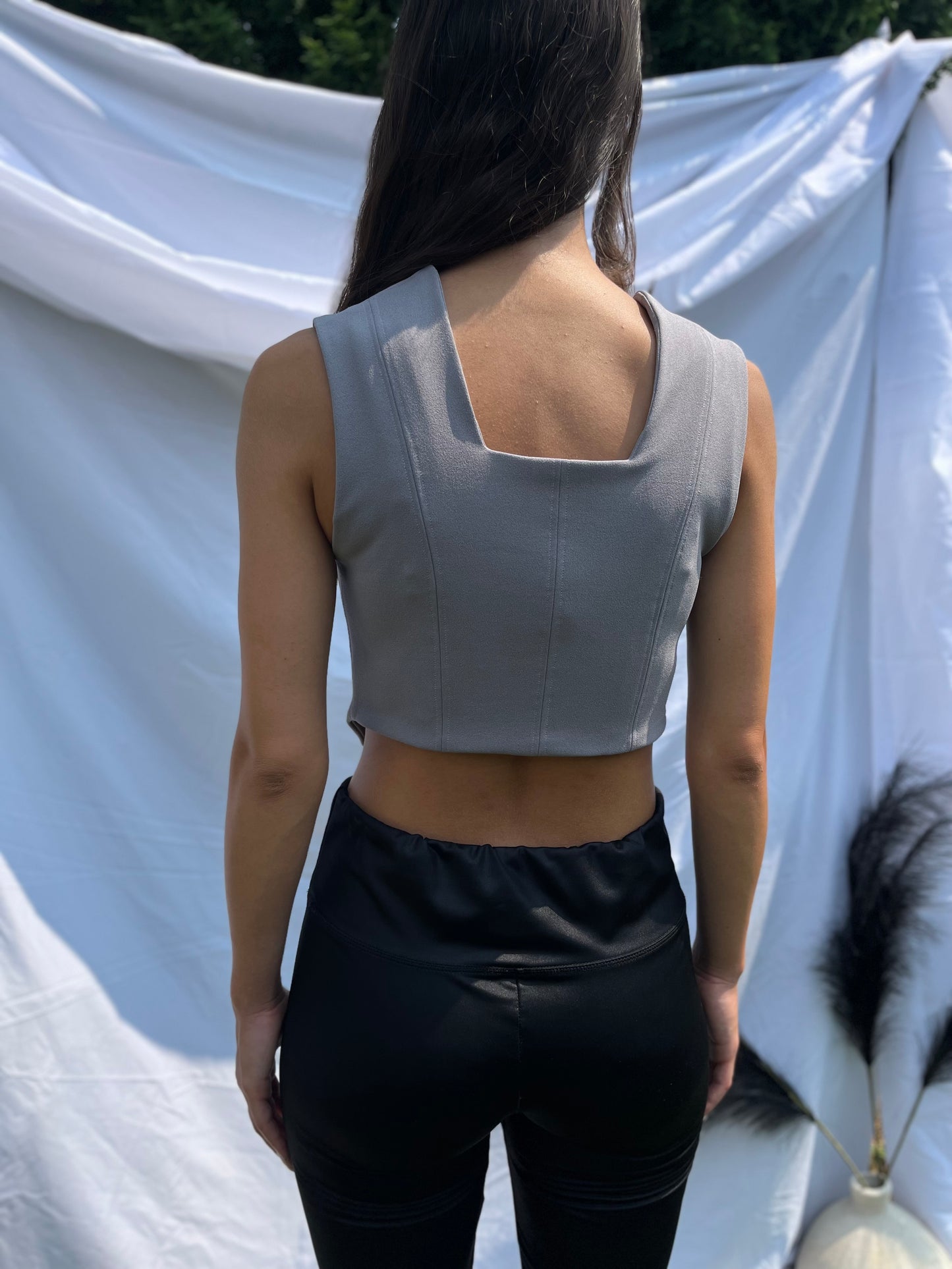 square neck top