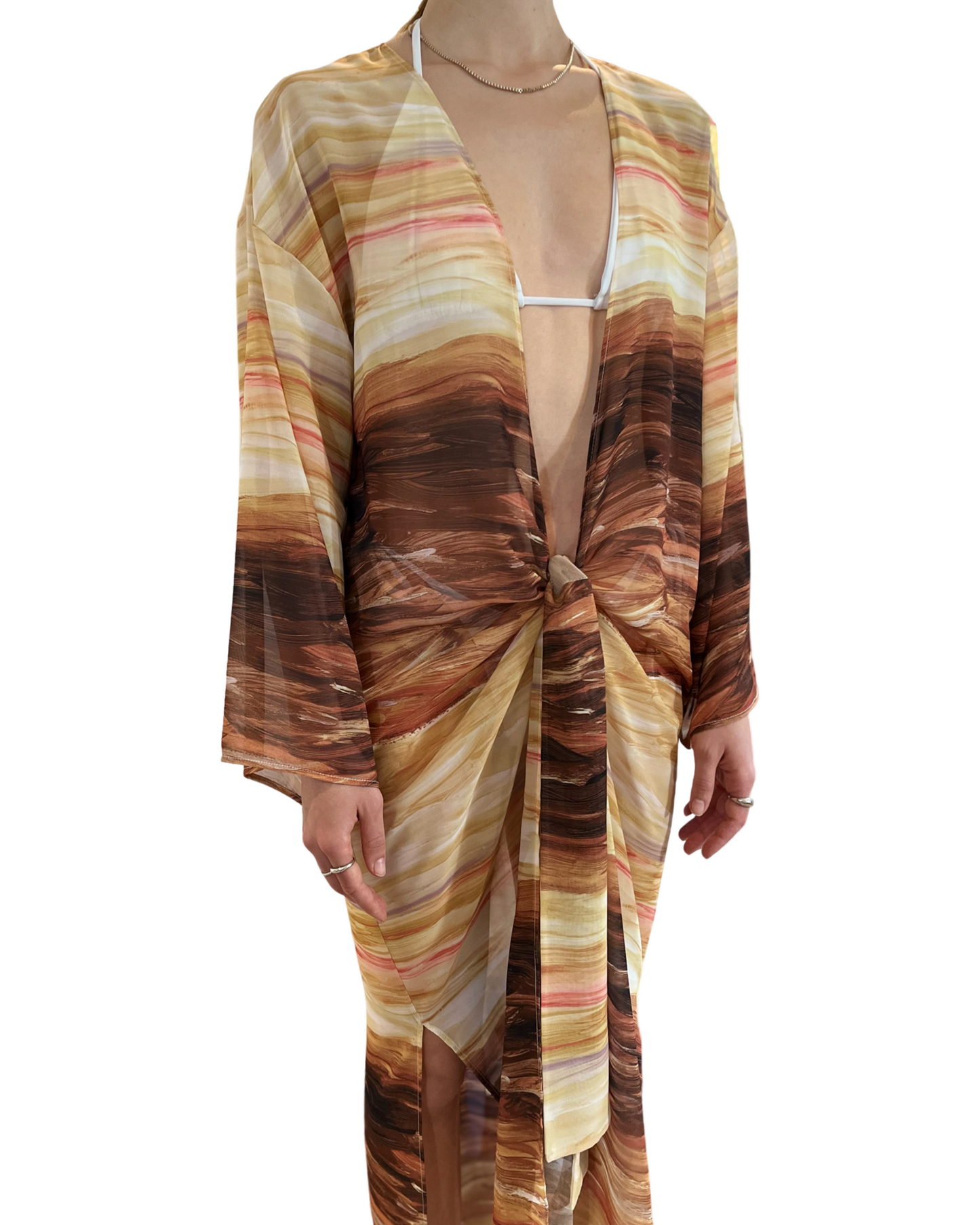 sunset kimono