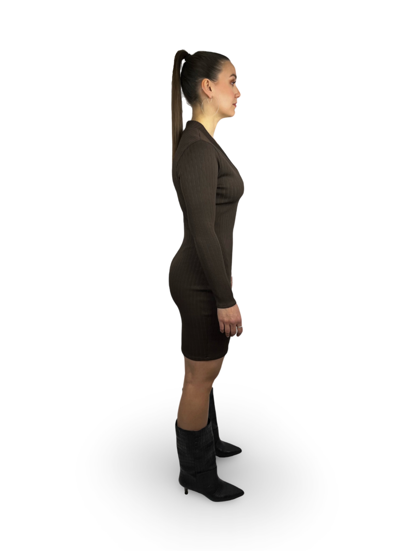 V bandage dress
