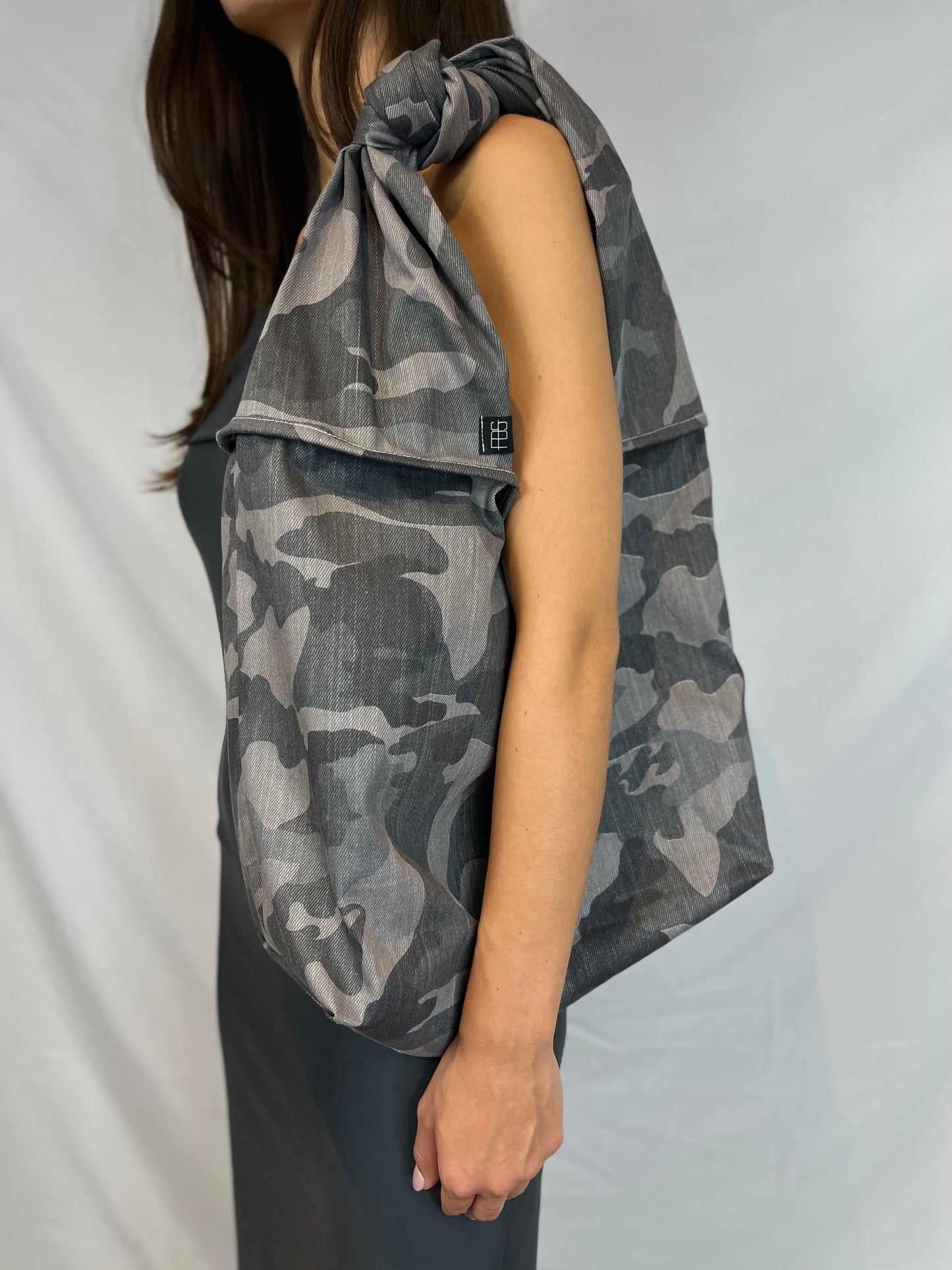 Camo slouch bag