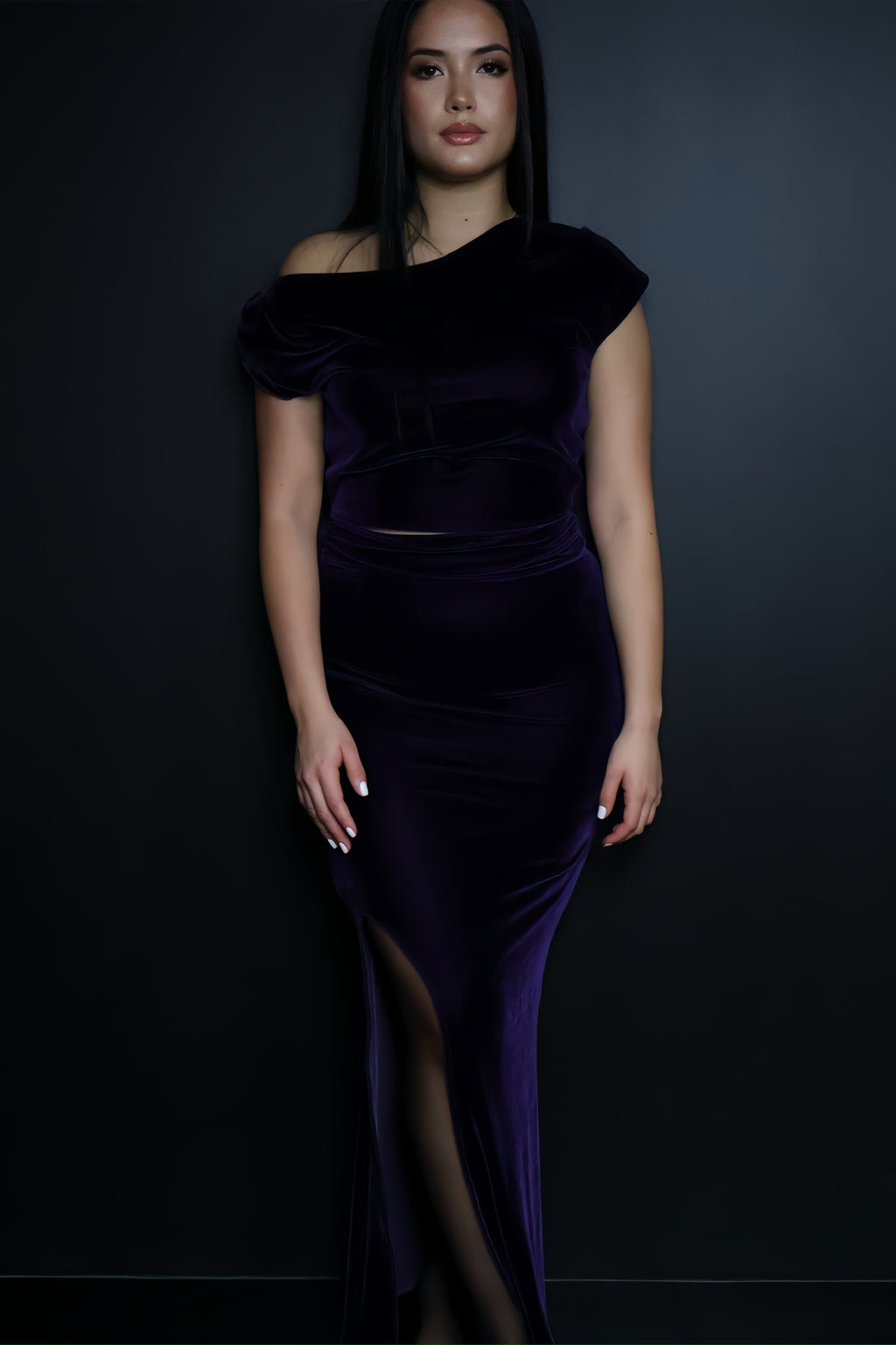 Violet maxi skirt
