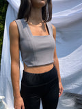 square neck top