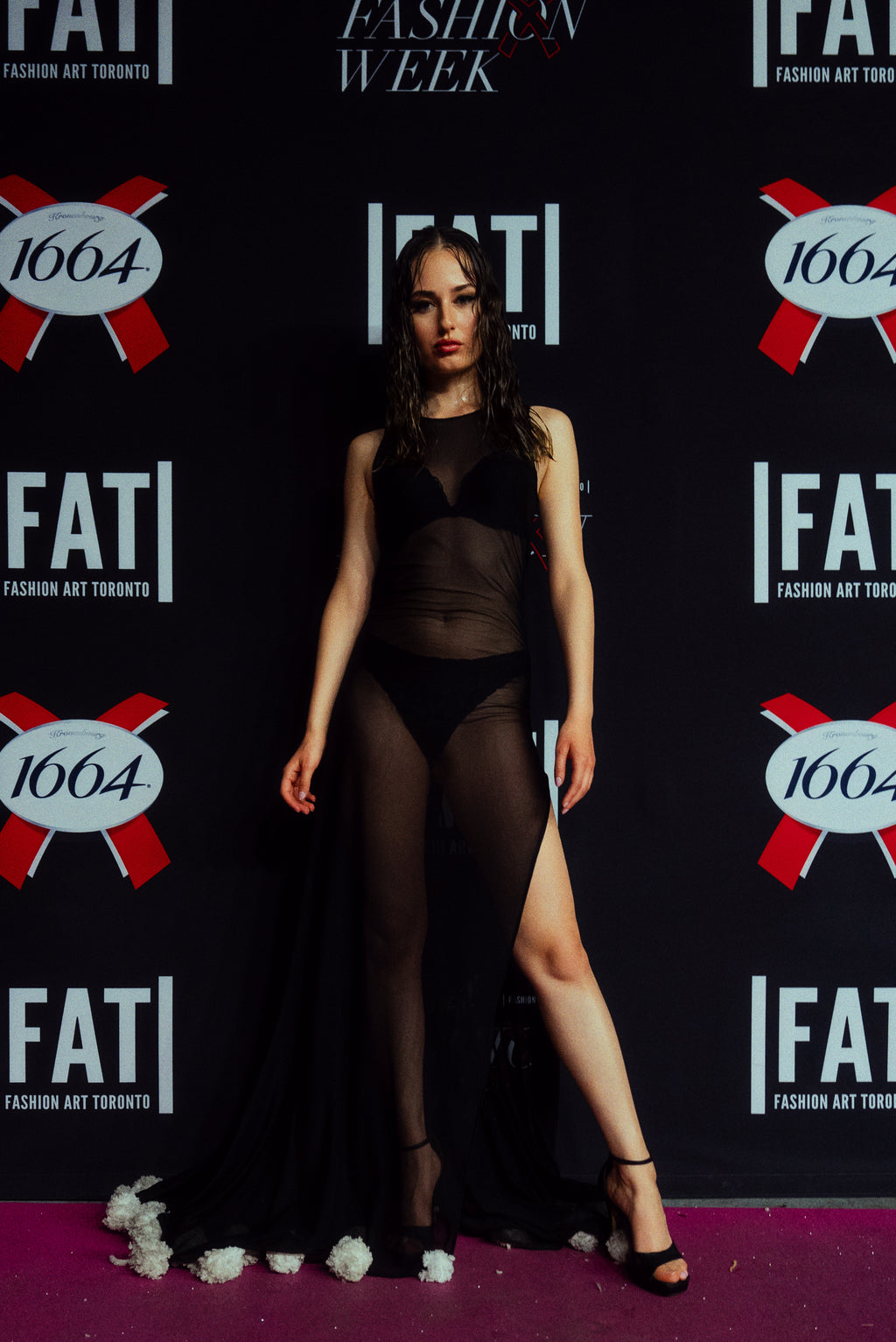 Mesh gown