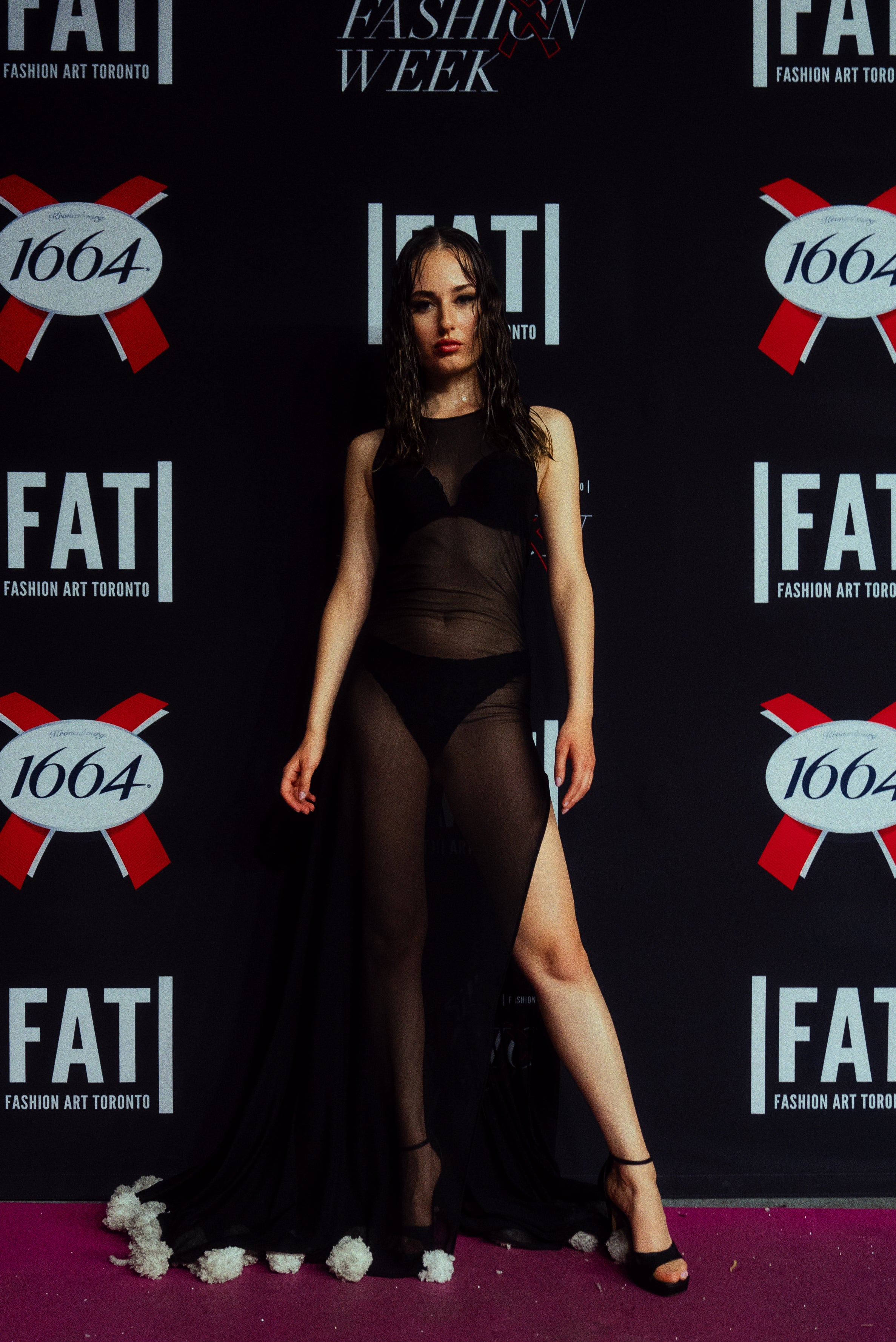 Mesh gown