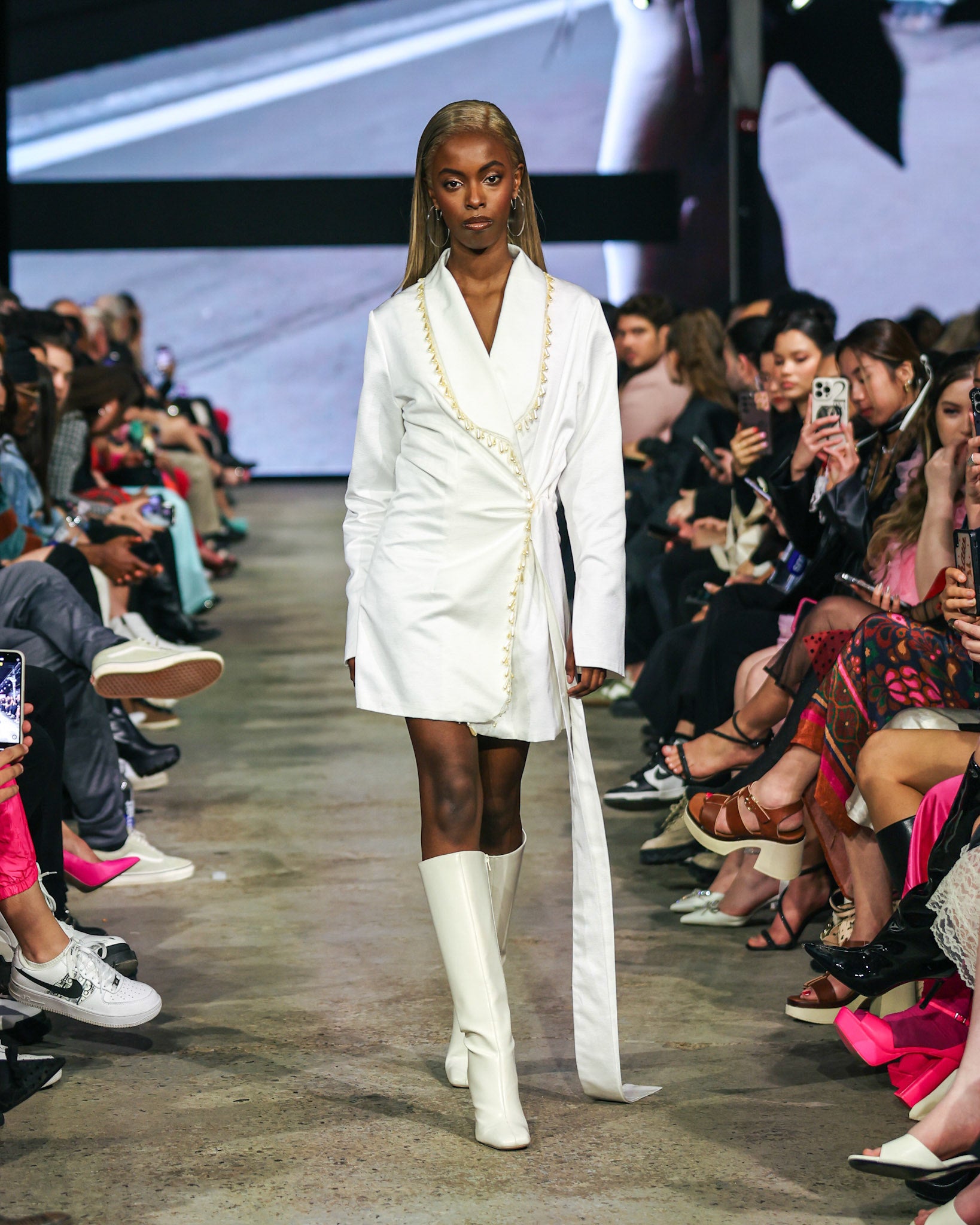 Pearl blazer dress